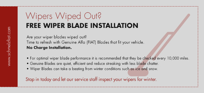 Free Wiper Blade Installation